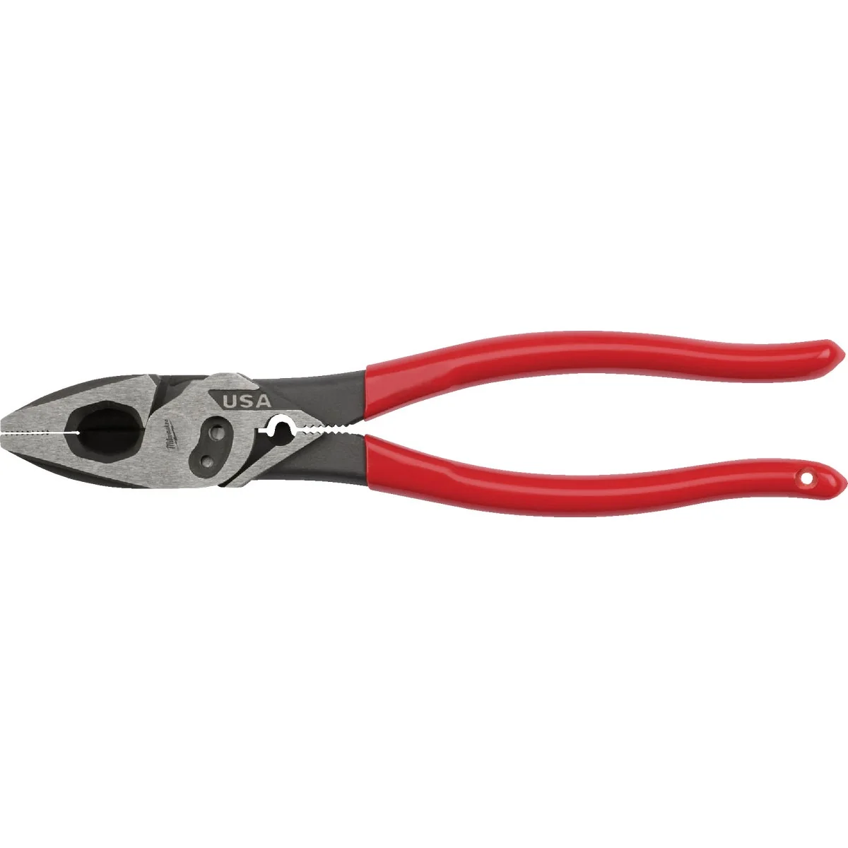 Easy-to-Use Milwaukee 9 In. Dipped Grip Linesman Pliers with Crimper and Bolt Cutter Superior