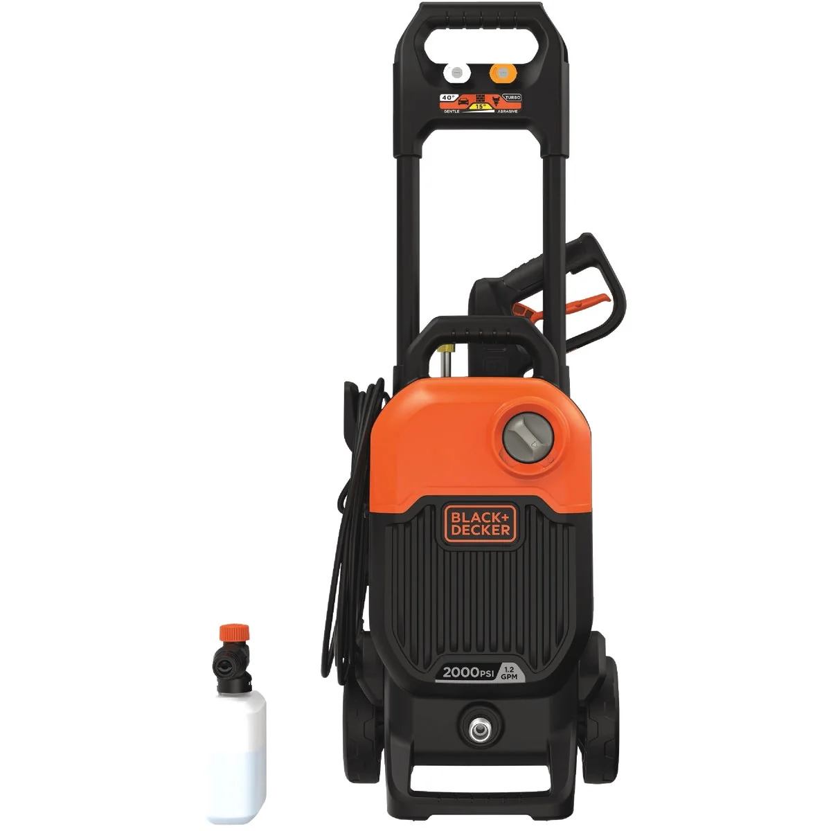 Relaxed Black Decker 2000 psi 1.2 GPM Cold Water Electric Pressure Washer Traditional