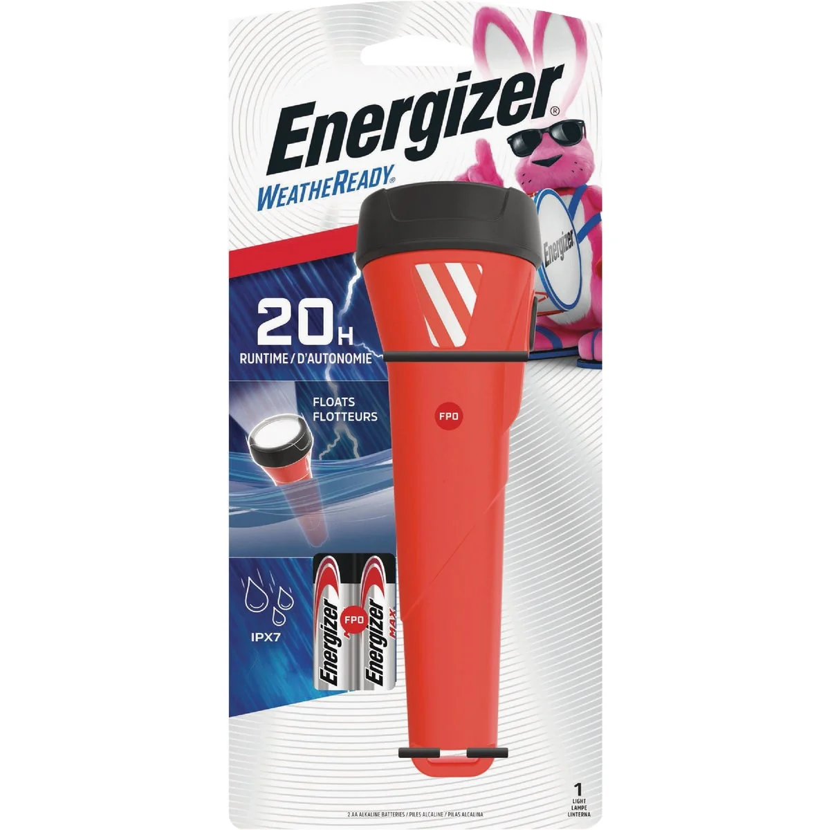 Artisan Energizer Weatheready LED AA Waterproof Flashlight Efficient