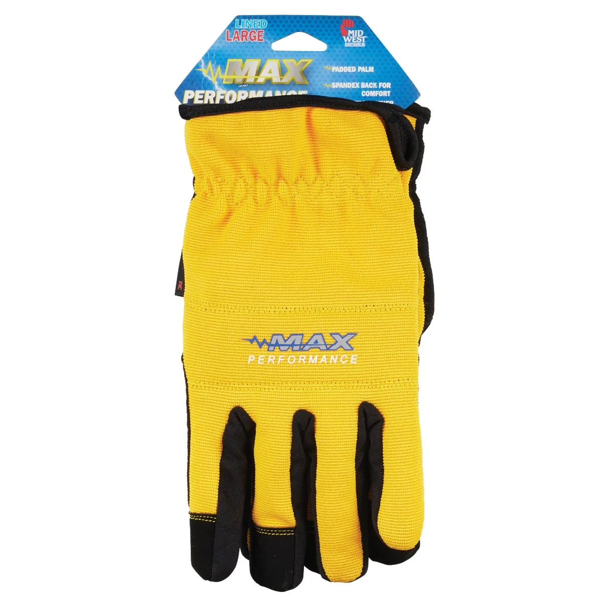 Green Midwest Gloves Gear Max Performance Men's Large Thinsulate Lined Work Glove Enhanced