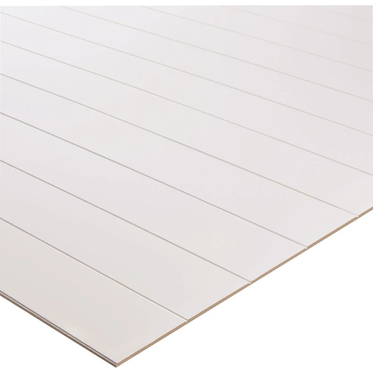 Innovative Global Product Sourcing 7 32 In. x 4 Ft. x 8 Ft. White Nickel Gap Shiplap Panel Powerful
