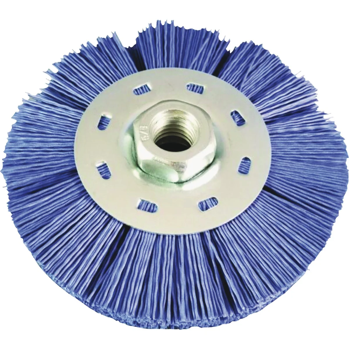 Responsible Dico Nyalox 4-1 2 In. 5 8 In.-11 Fine Blue Angle Grinder Wheel Brush Practical