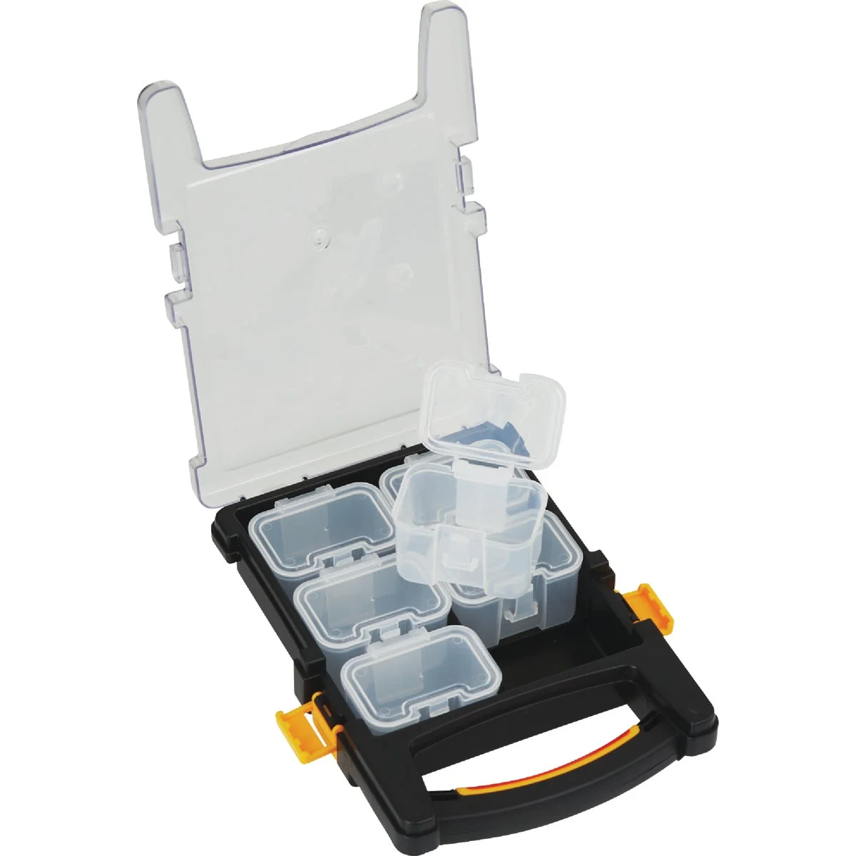 Secure 6pc Parts Organizer with removable storage containers Verified
