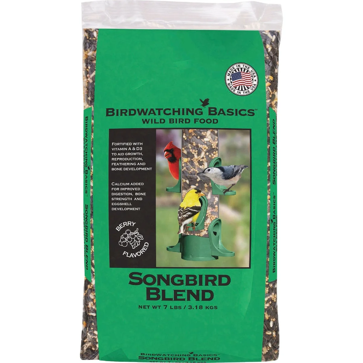Casual Birdwatching Basics 7 Lb. Songbird Blend Wild Bird Food Crafted