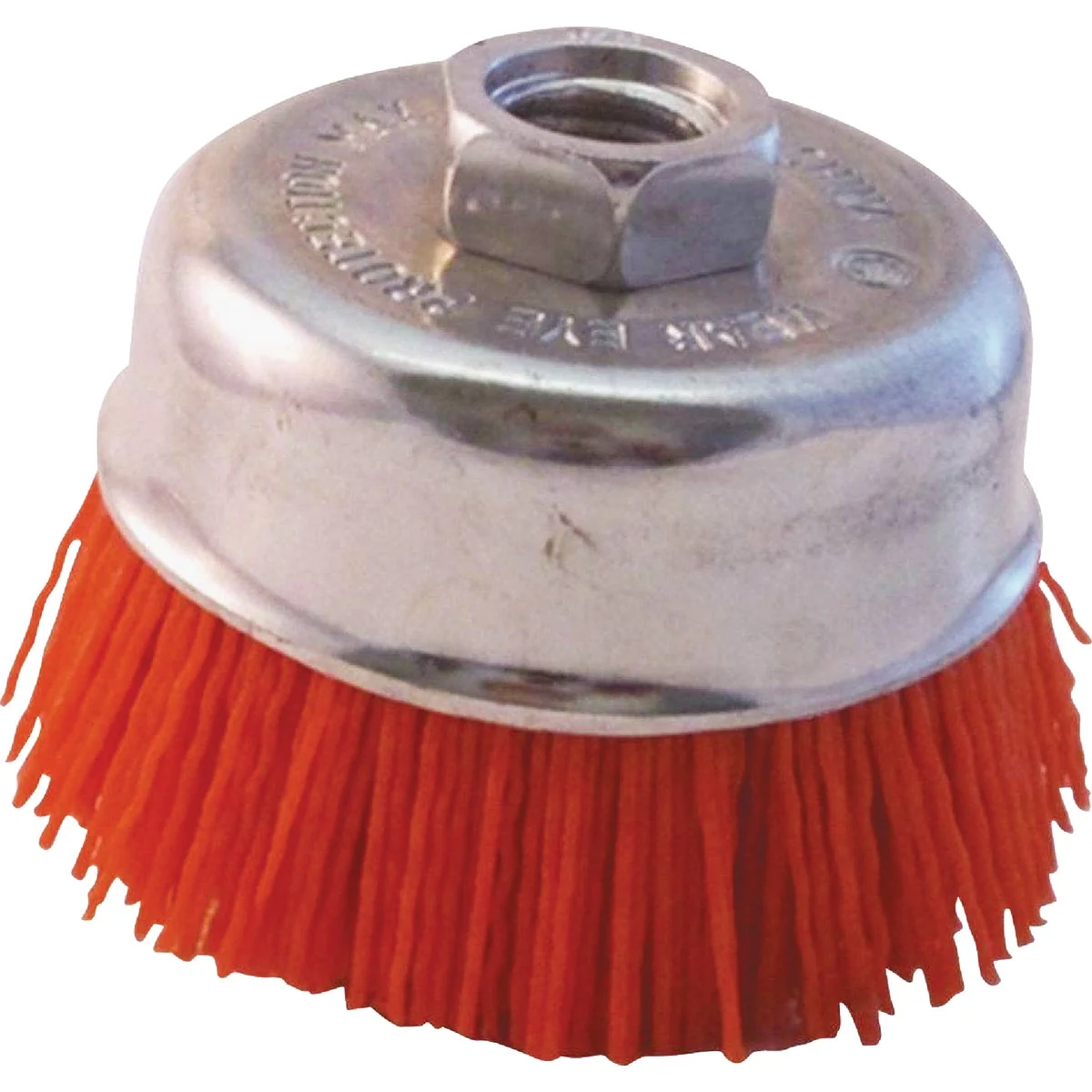 Solid Dico Nyalox 3 In.x 5 8 In.-11 Medium Orange Angle Grinder Cup Brush Fine Crafted