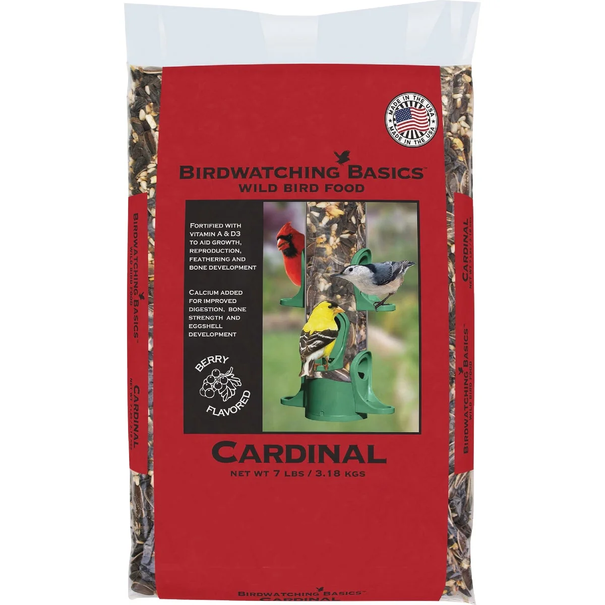 Reusable Birdwatching Basics 7 Lb. Cardinal Blend Wild Bird Food Exclusive