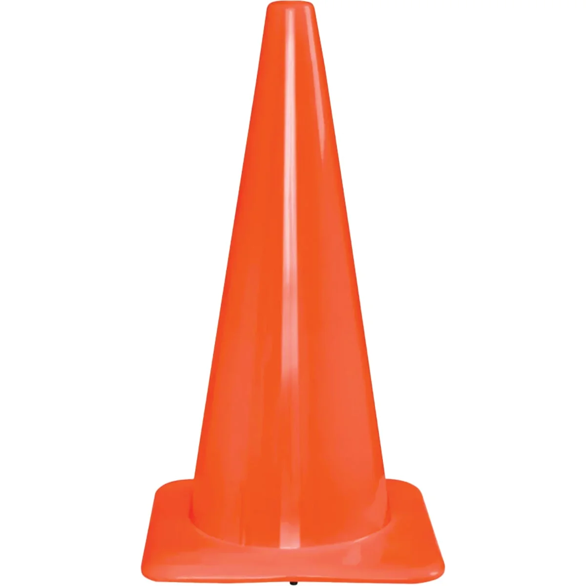 Fast Radians 28 In. Orange Safety Cone Clean