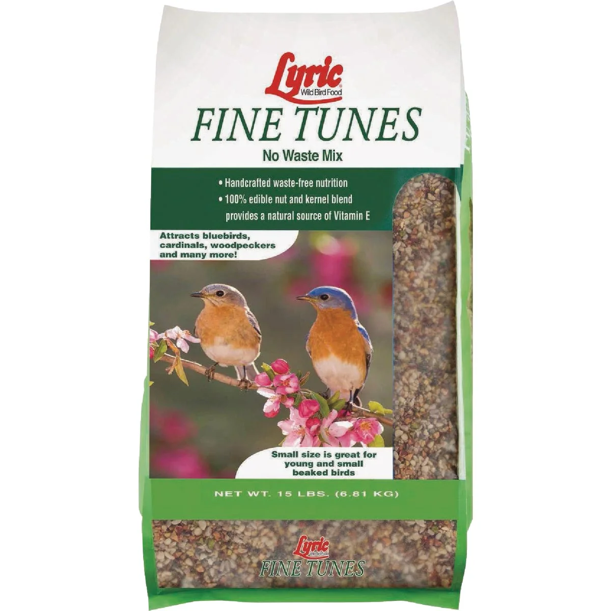 Excellent Lyric Fine Tunes 15 Lb. No Waste Bird Food Mix Advanced