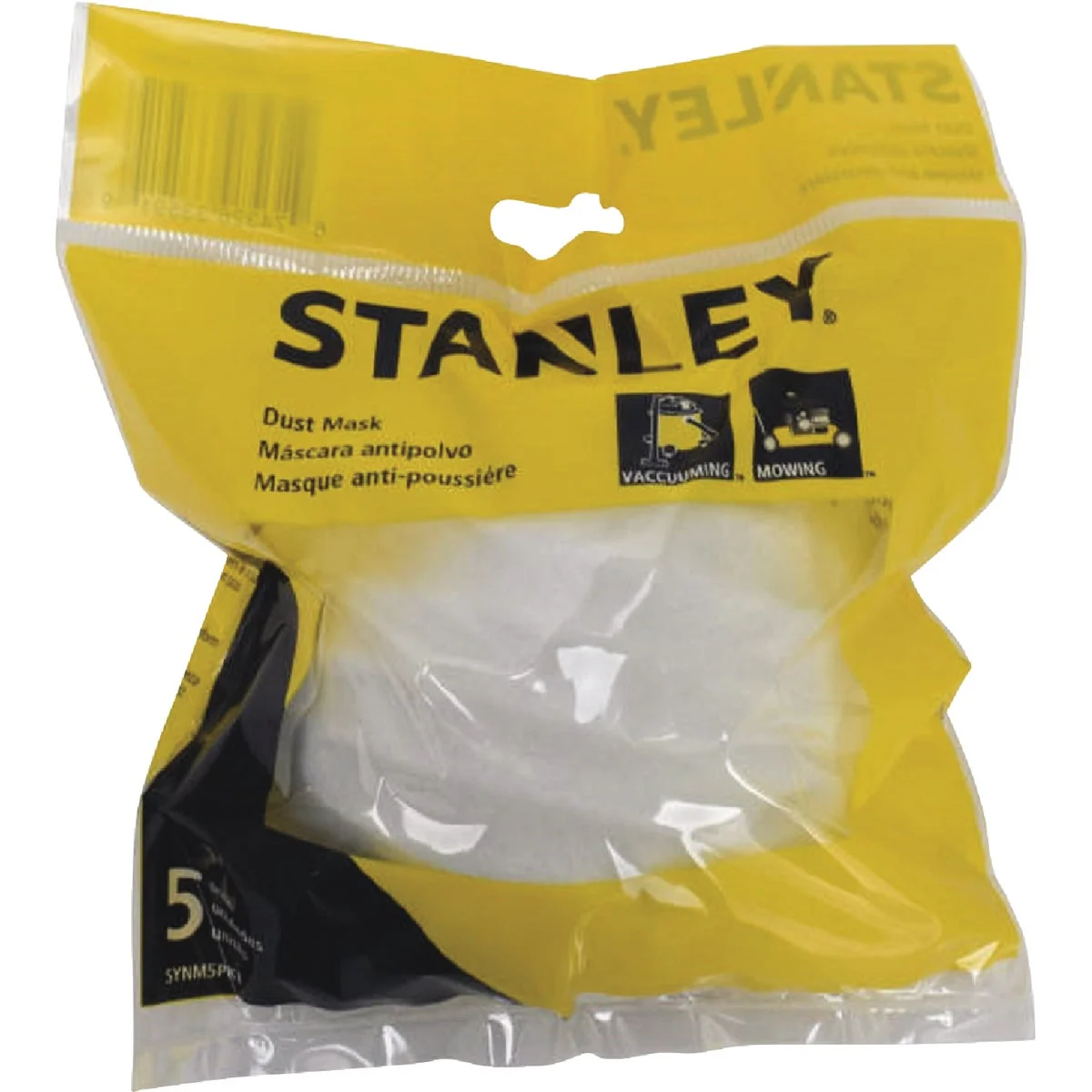 Refined Stanley Nuisance Dust Mask 5-Pack Functional