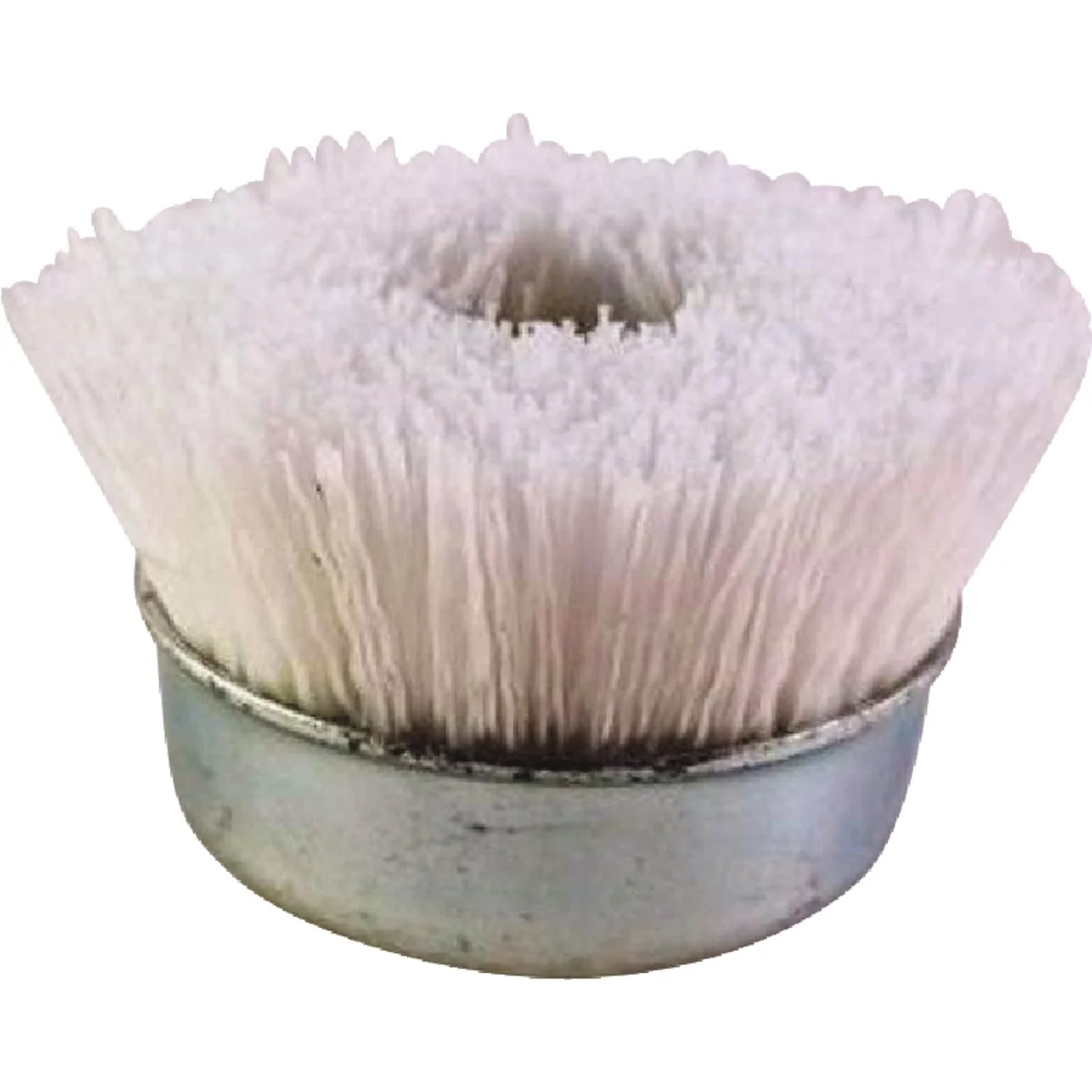 Trendy Dico Nyalox 3 In. x 5 8 In.-11 No Grit White Angle Grinder Cup Brush Soft