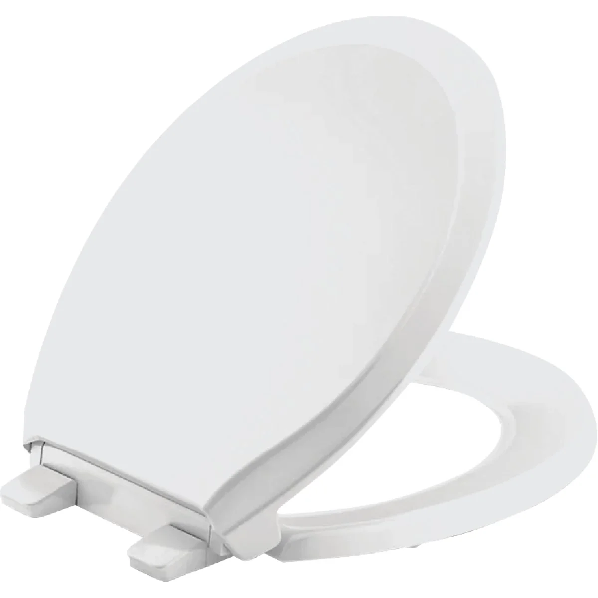 Modern Kohler Rutledge ReadyLatch Quiet-Close Round Toilet Seat White Carefully Designed
