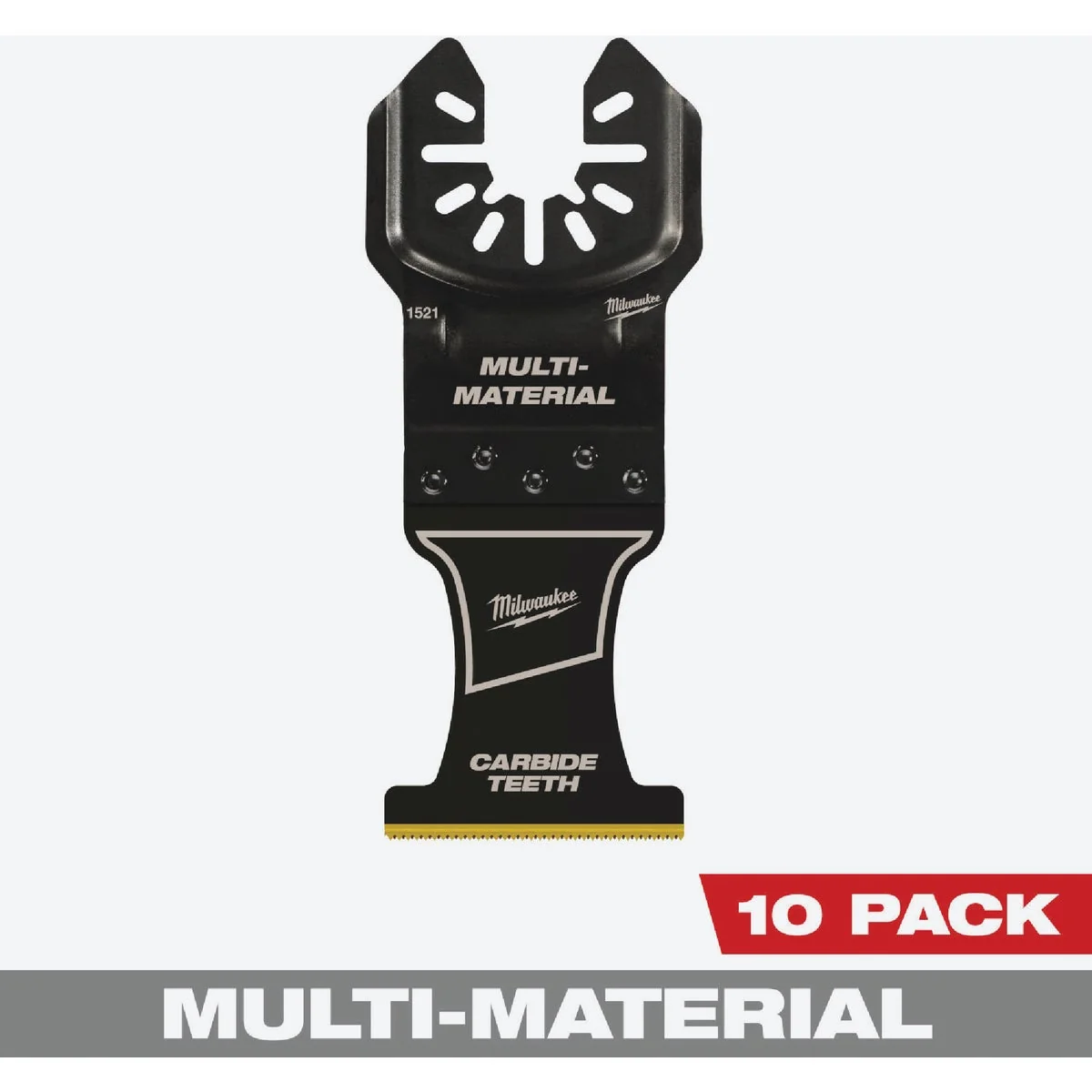 Trusted Milwaukee OPEN-LOK 1-3 8 In. Titanium-Enhanced Carbide Extreme Materials Oscillating Blade 10-Pack Lightweight