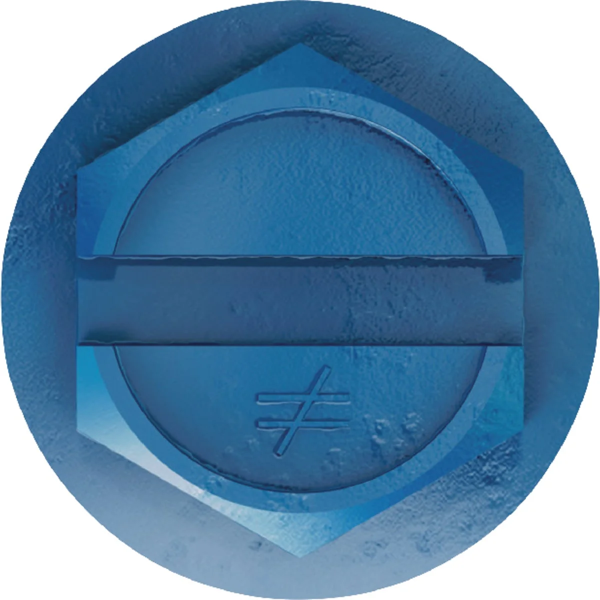 User-Friendly Titen Turbo 1 4 in. x 3-3 4 in. Hex-Head Concrete and Masonry Screw Blue 25-Qty Stylish