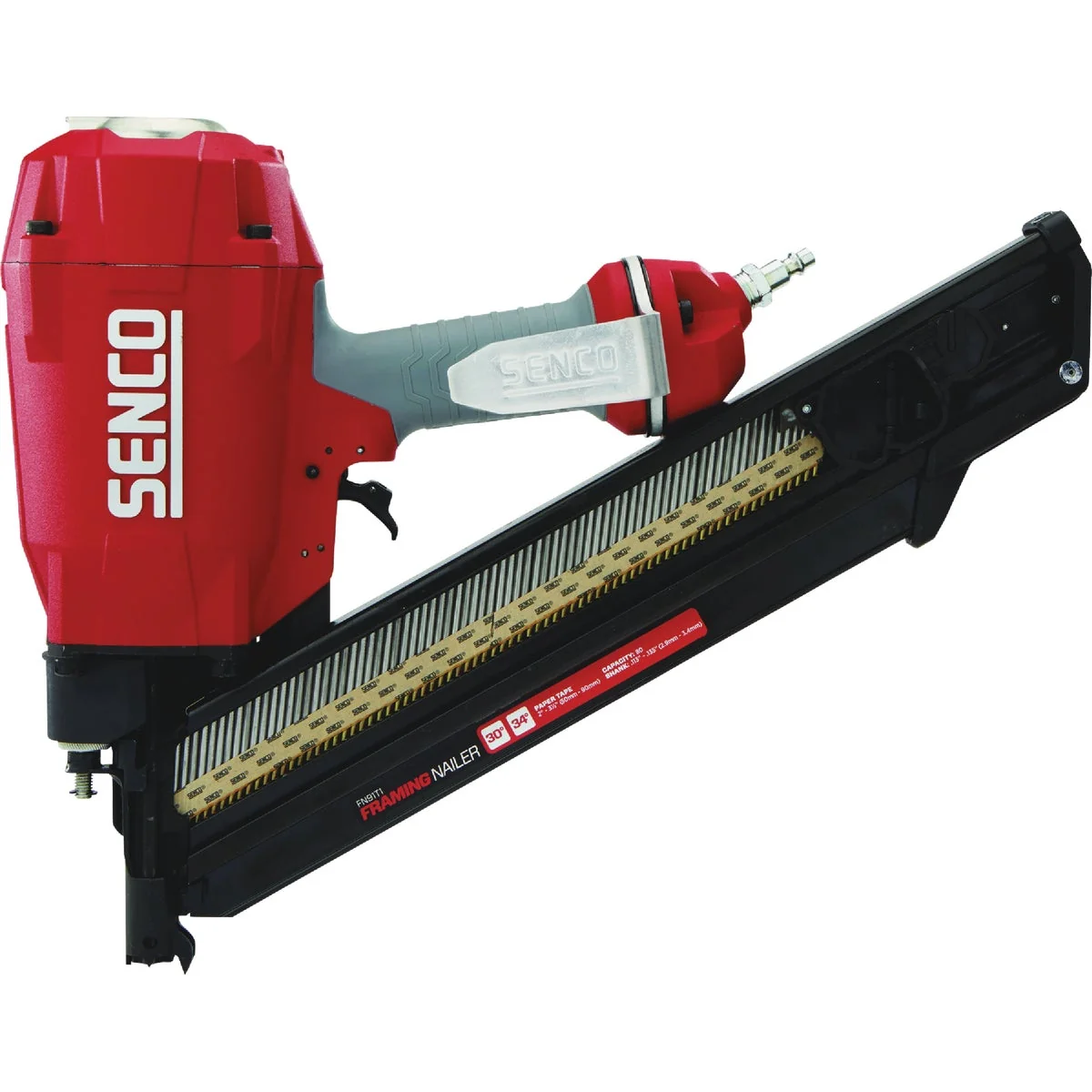 Genuine Senco 30 Degree 3-1 2 In. Paper Tape Framing Nailer Consistent