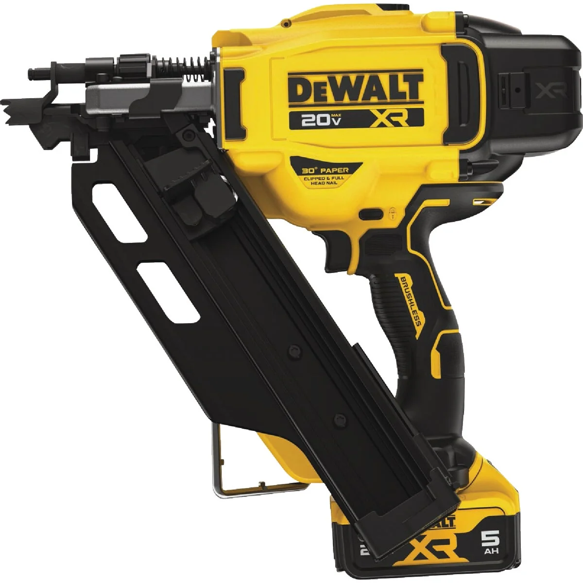 Fashionable DEWALT 20V MAX XR Brushless 30 Degree Cordless Framing Nailer Tool Only Responsible