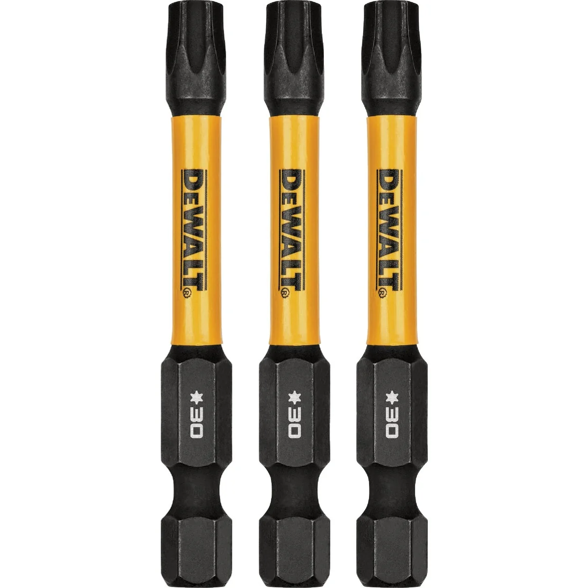 Comfortable DEWALT FlexTorq 2 In. T30 TORX Impact Screwdriver Bit 3-Pack Prestigious