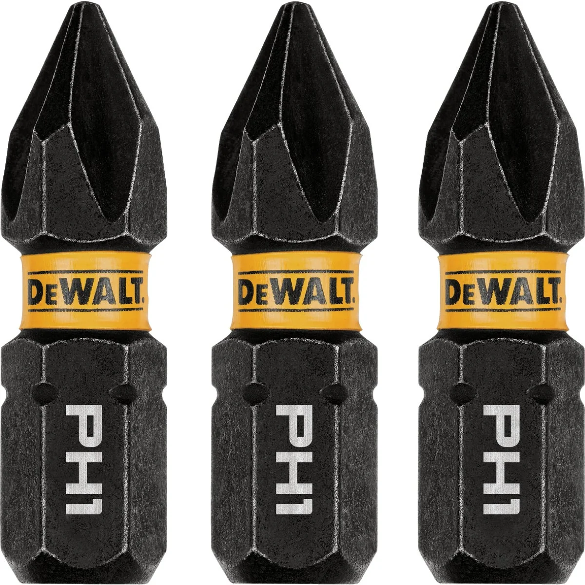 Practical DEWALT FlexTorq 1 In. 1 Phillips Impact Screwdriver Bit 3-Pack Elegant