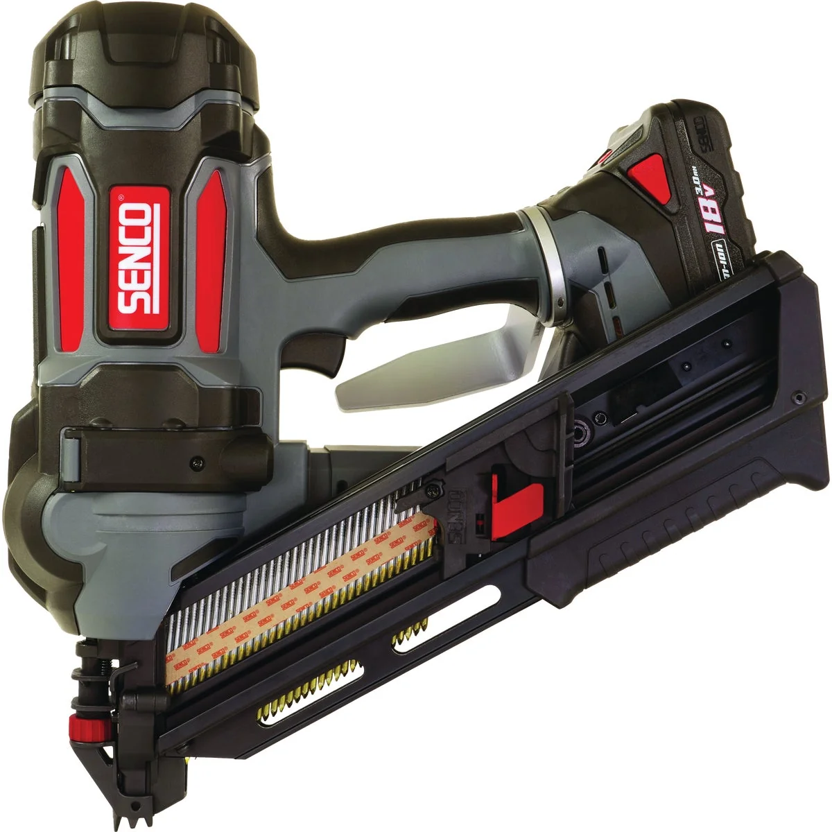 Smooth Senco F-35XP 18V Brushless 34 Degree Cordless Framing Nailer Kit with 3.0 Ah Battery Charger Responsible
