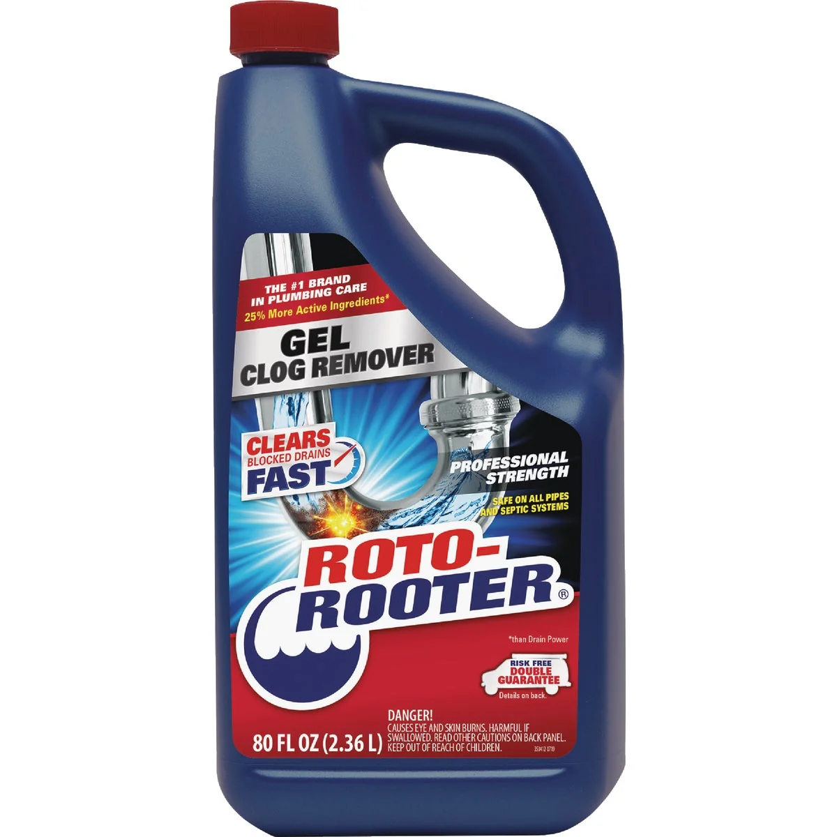 Natural Roto-Rooter 80 Oz. Gel Clog Remover Smart