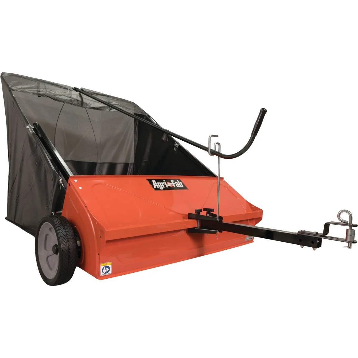 Innovative Agri-Fab 44 In. Wide Offset Steel Tow-Behind Lawn Sweeper High-Performance
