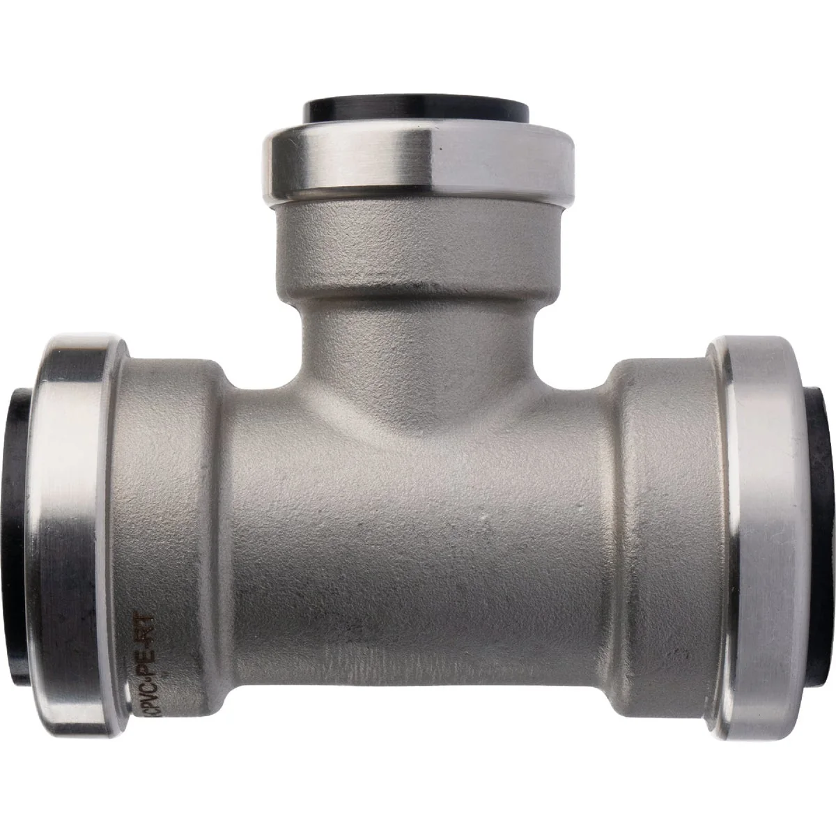 Reliable QuickFitting 1 In. x 1 In. x 3 4 In. Push-to-Connect Stainless Steel Reducing Tee Top-Quality