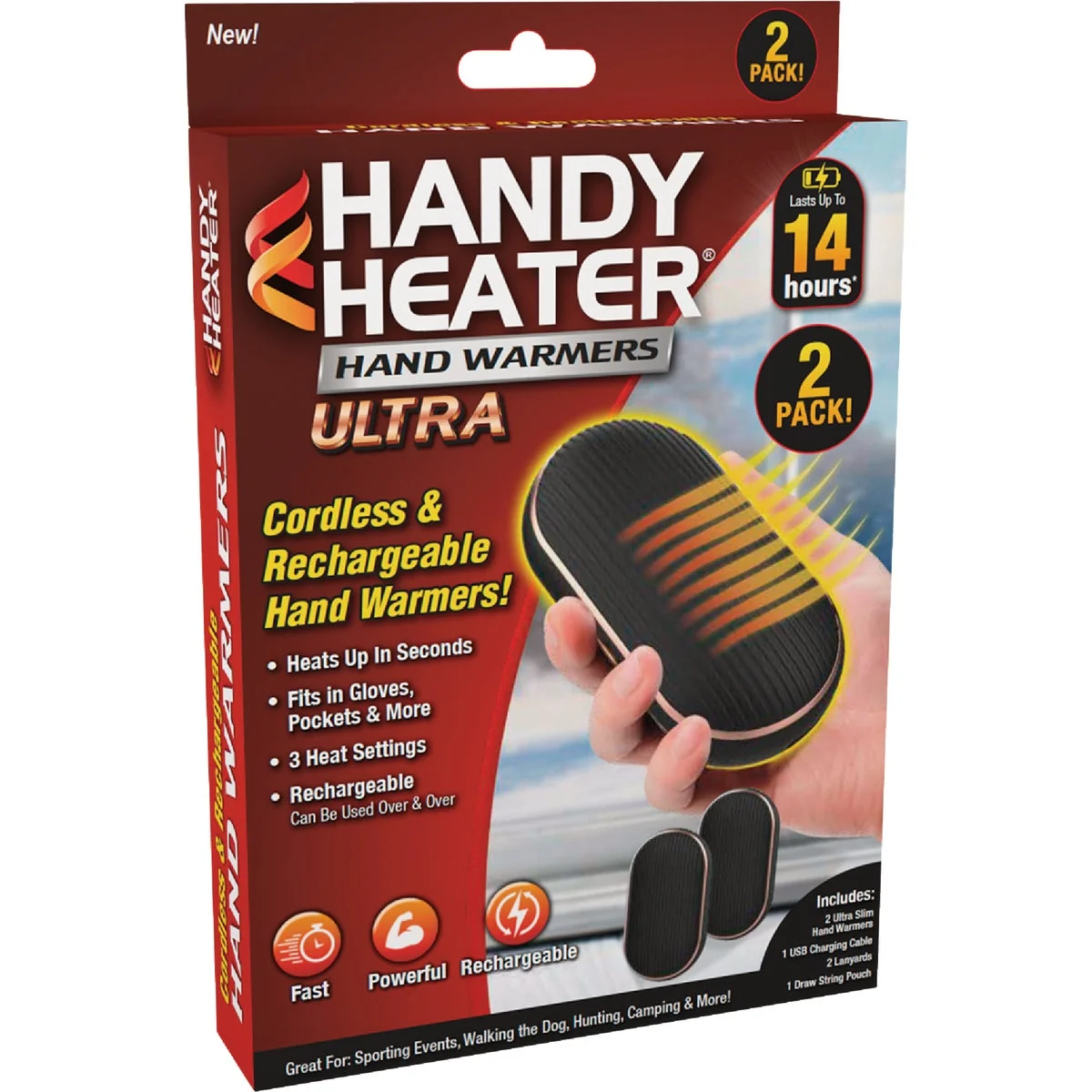Easy-to-Use Handy Heater Ultra Hand Warmer 2-Pack Relaxed