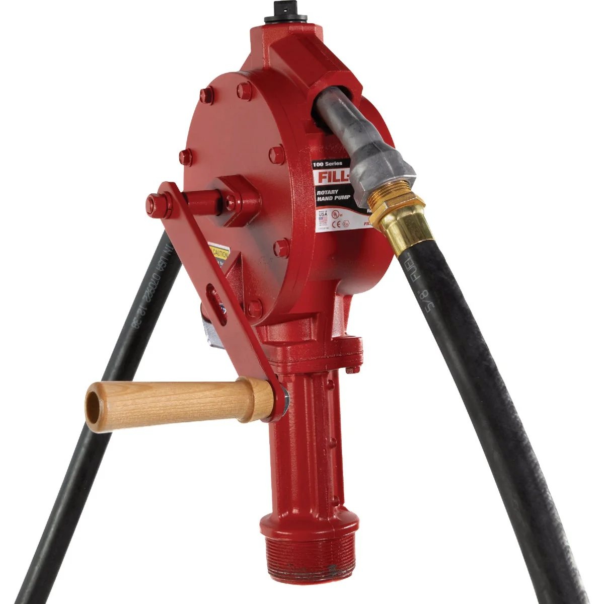 Authentic Fill-Rite Rotary Hand-Operated Fuel Transfer Pump with Nozzle Spout Consistent