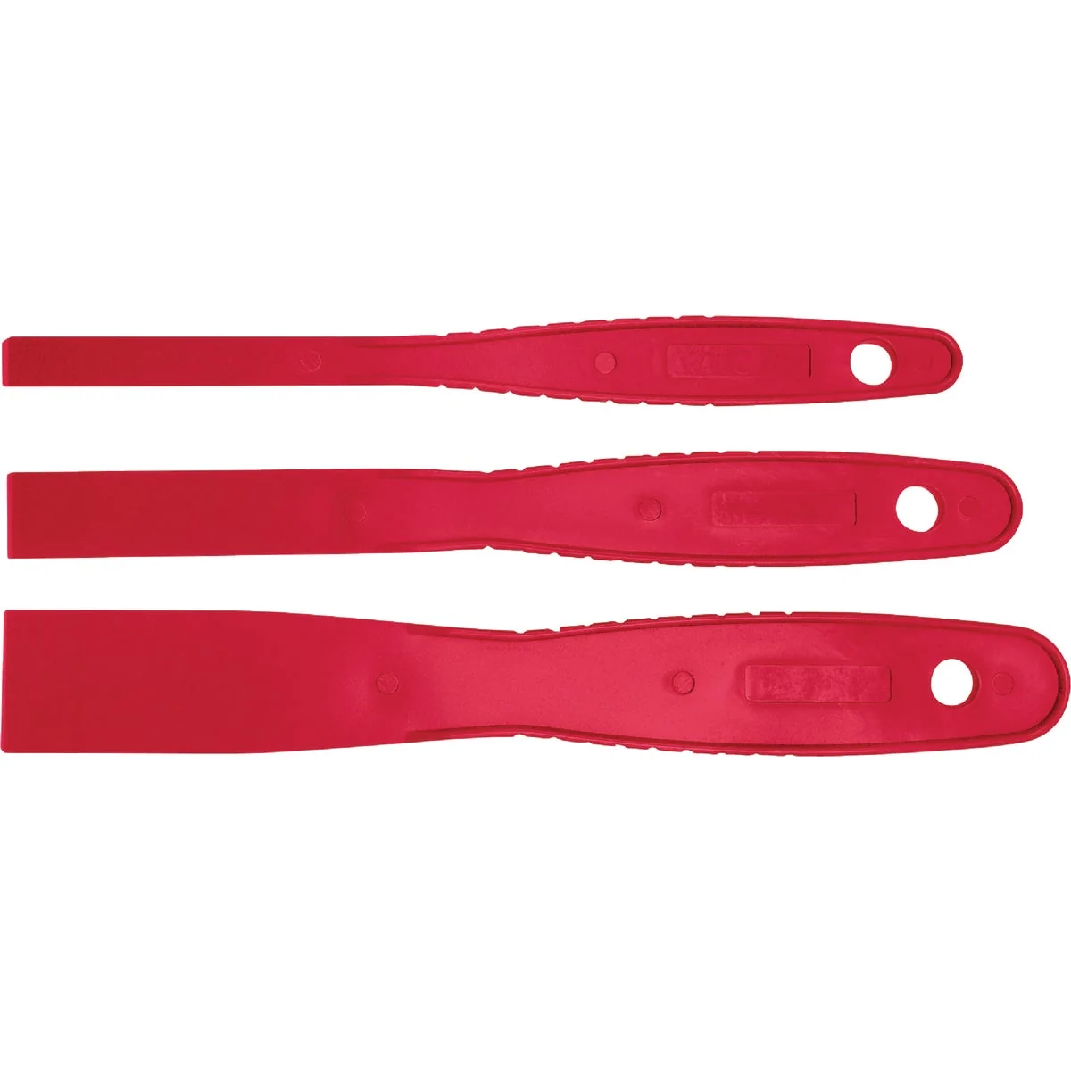 Powerful Look Plastic Putty Knives 3-Pack Lightweight