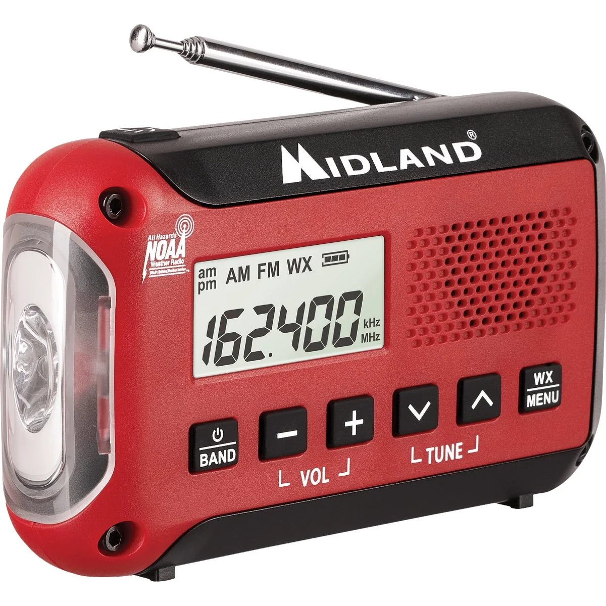 Reusable Midland Emergency Alert Weather Radio Flashlight Original