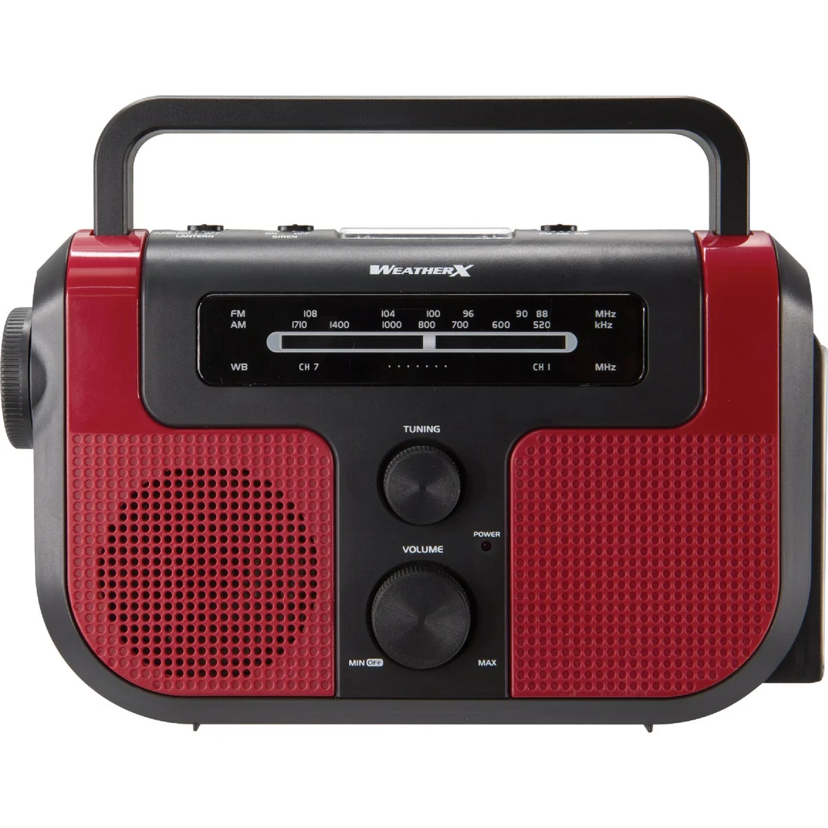 Excellent WeatherX Weatherband AM FM Radio with Flashlight Lantern Contemporary