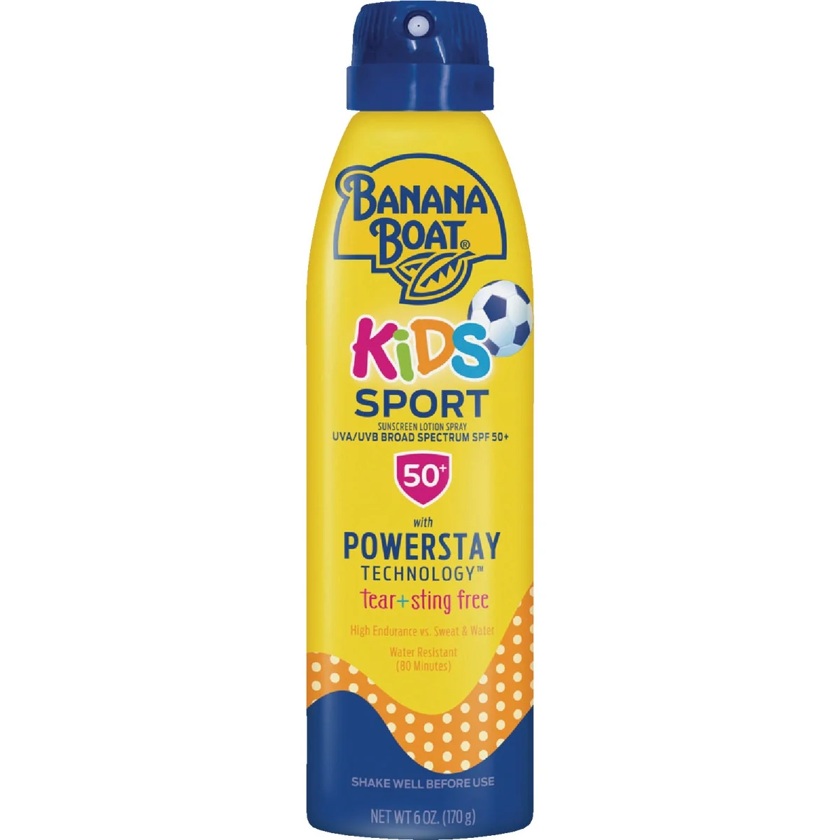 Premium Material Banana Boat Kids Sport 6 Oz. 50 SPF Suncreen Spray First-Class