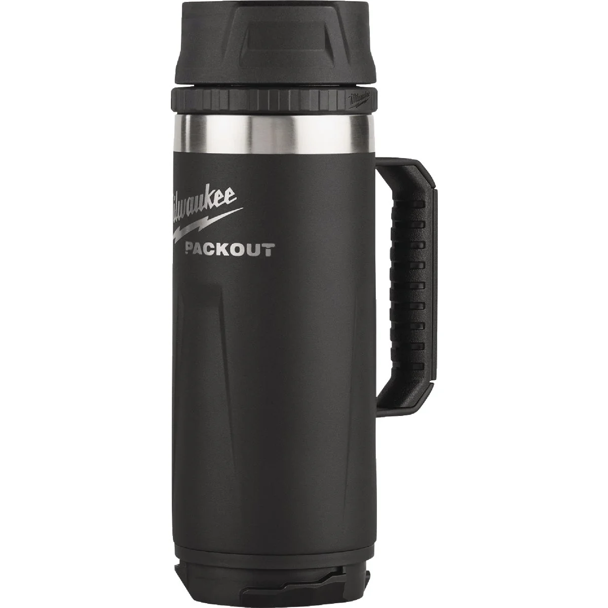 Certified Milwaukee PackOut 18 Oz. Black Insulated Mug with Sip Lid Sustainable