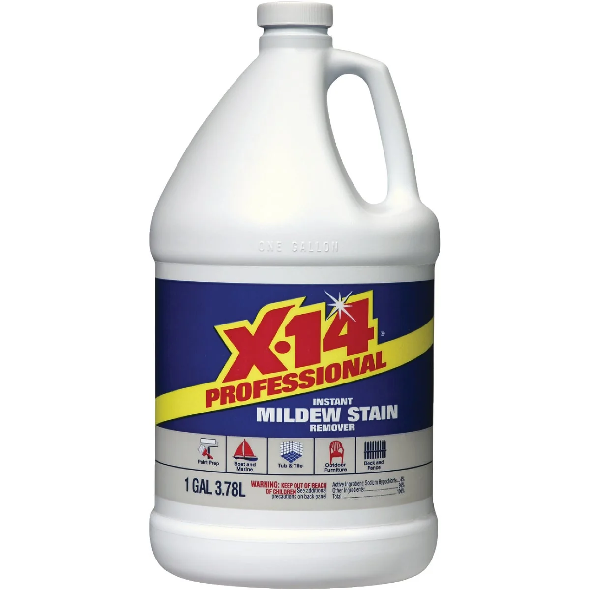 Premium Material X-14 Professional 1 Gal. Instant Mildew Stain Remover Smart
