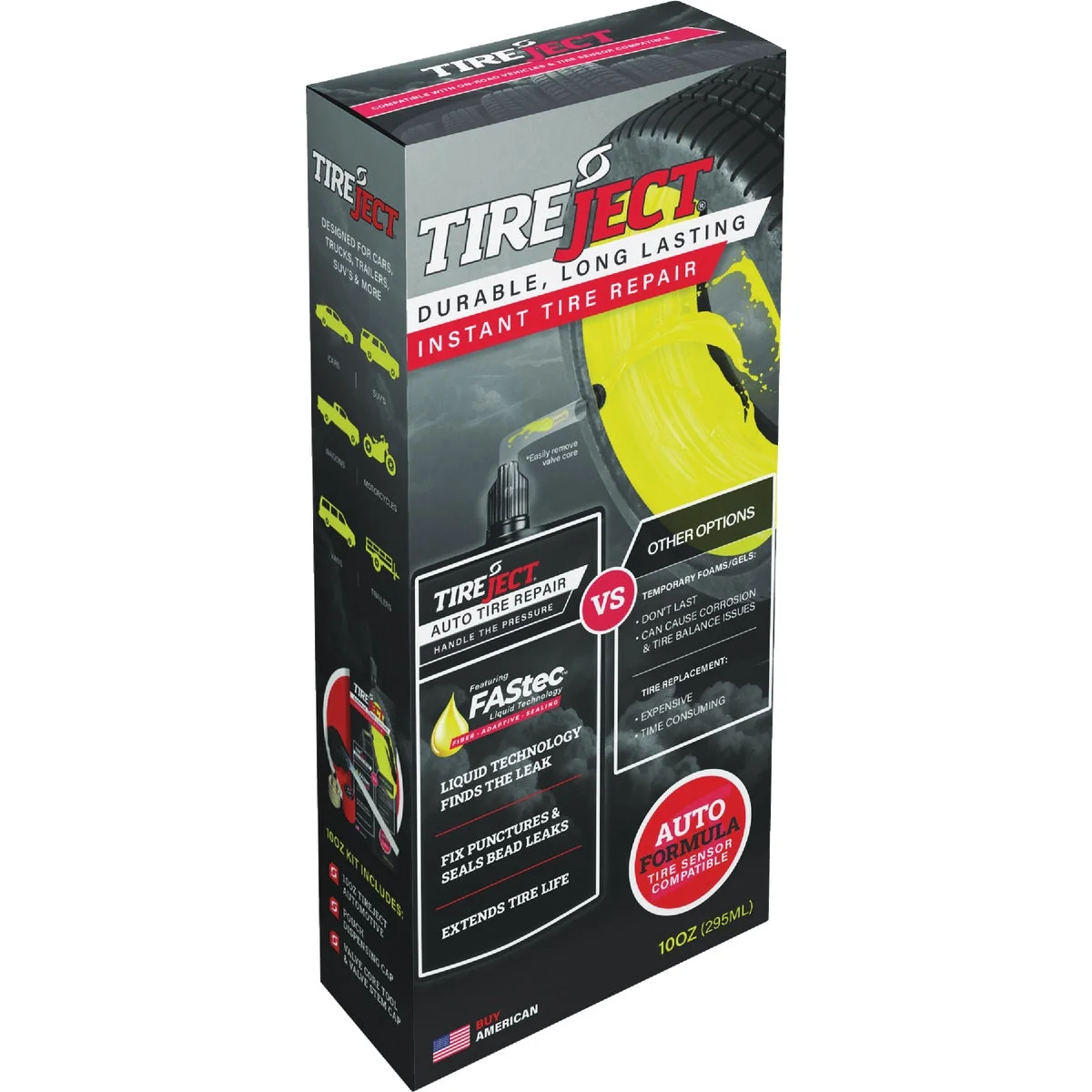 Superior TireJect Truck SUV Instant Tire Repair Kit Verified