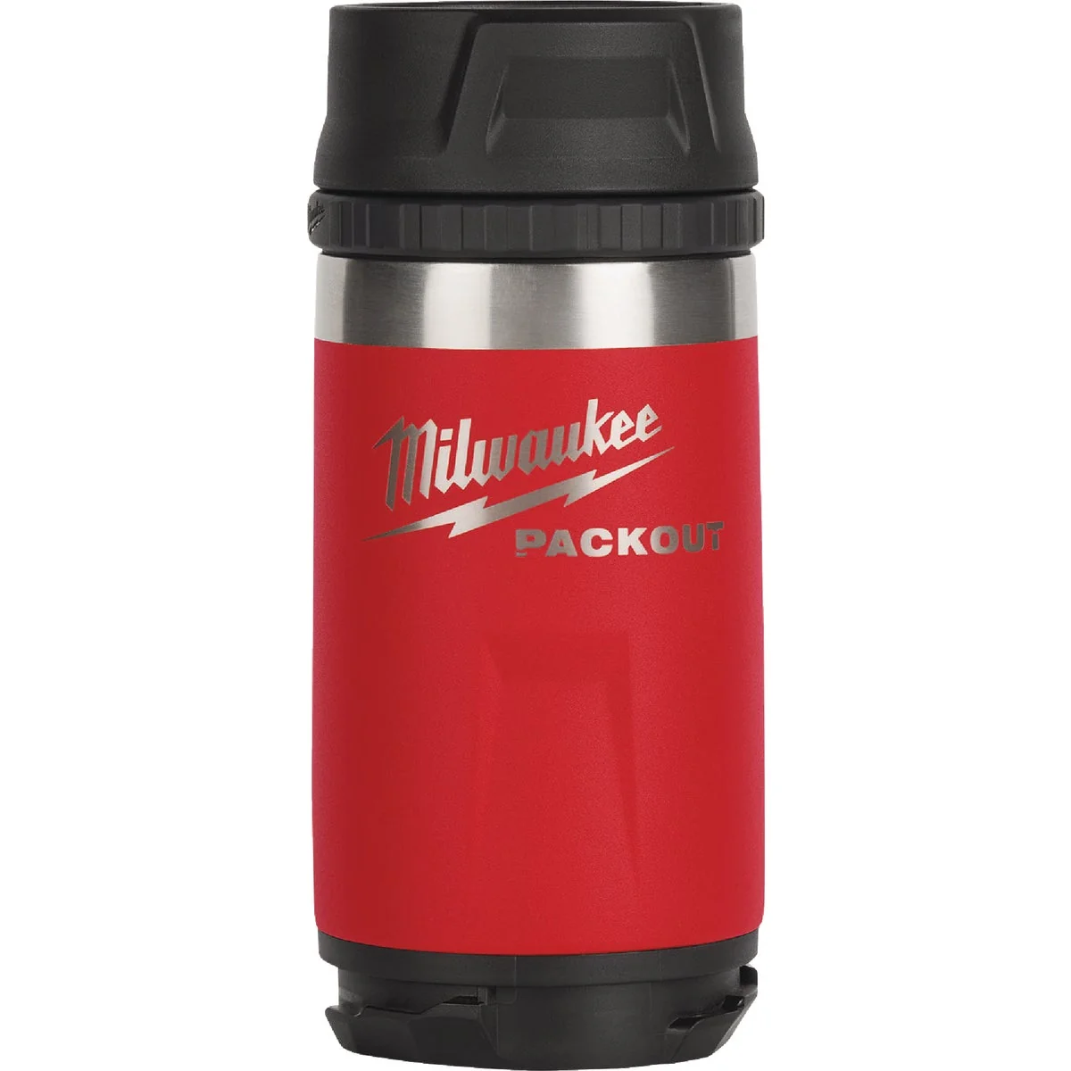 Minimalist Milwaukee PackOut 12 Oz. Black Insulated Bottle with Sip Lid Consistent