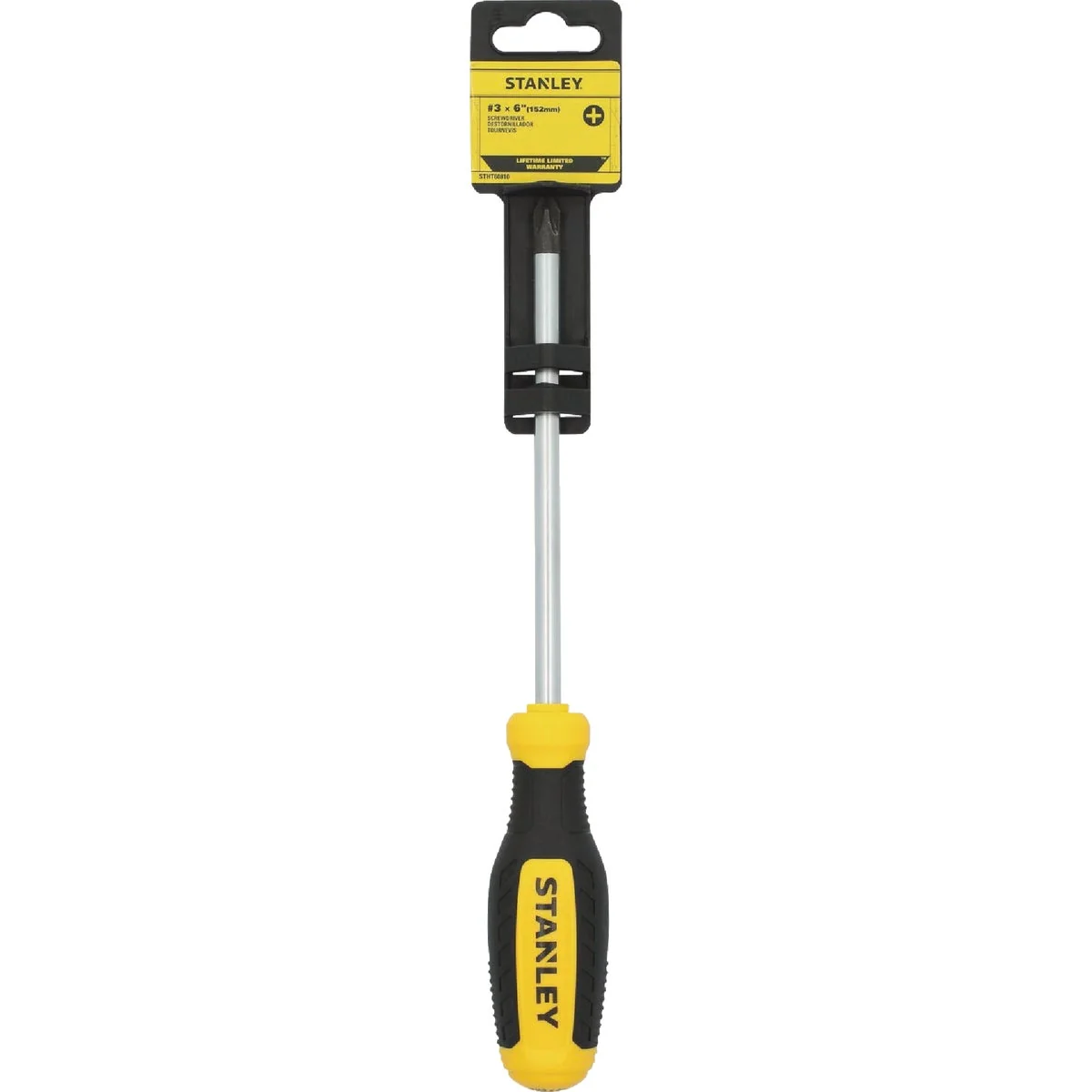 Next-Generation Stanley 3 x 6 In. Phillips Screwdriver Premium Material