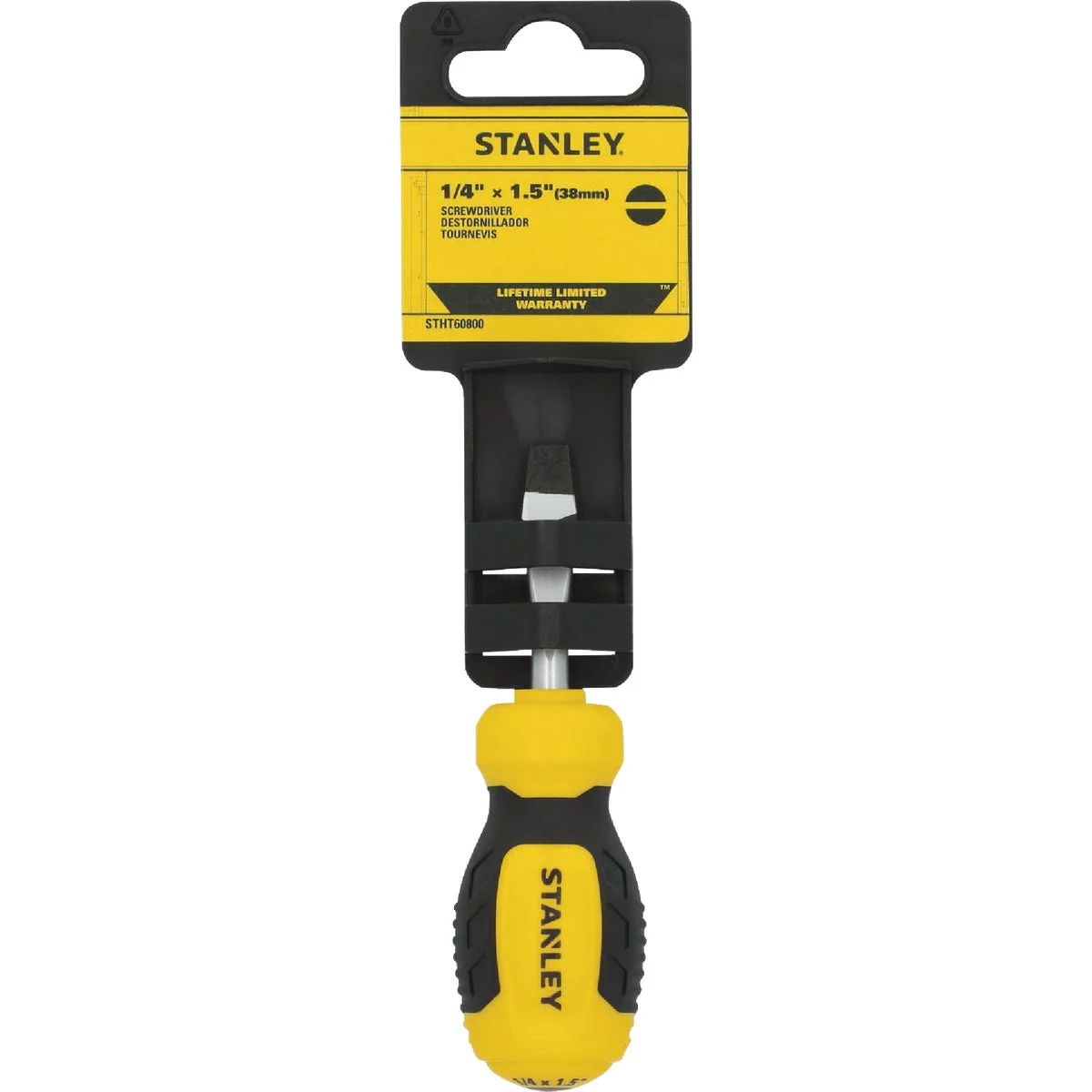 Elite Stanley 1 4 In. x 1.5 In. Slotted Screwdriver Solid