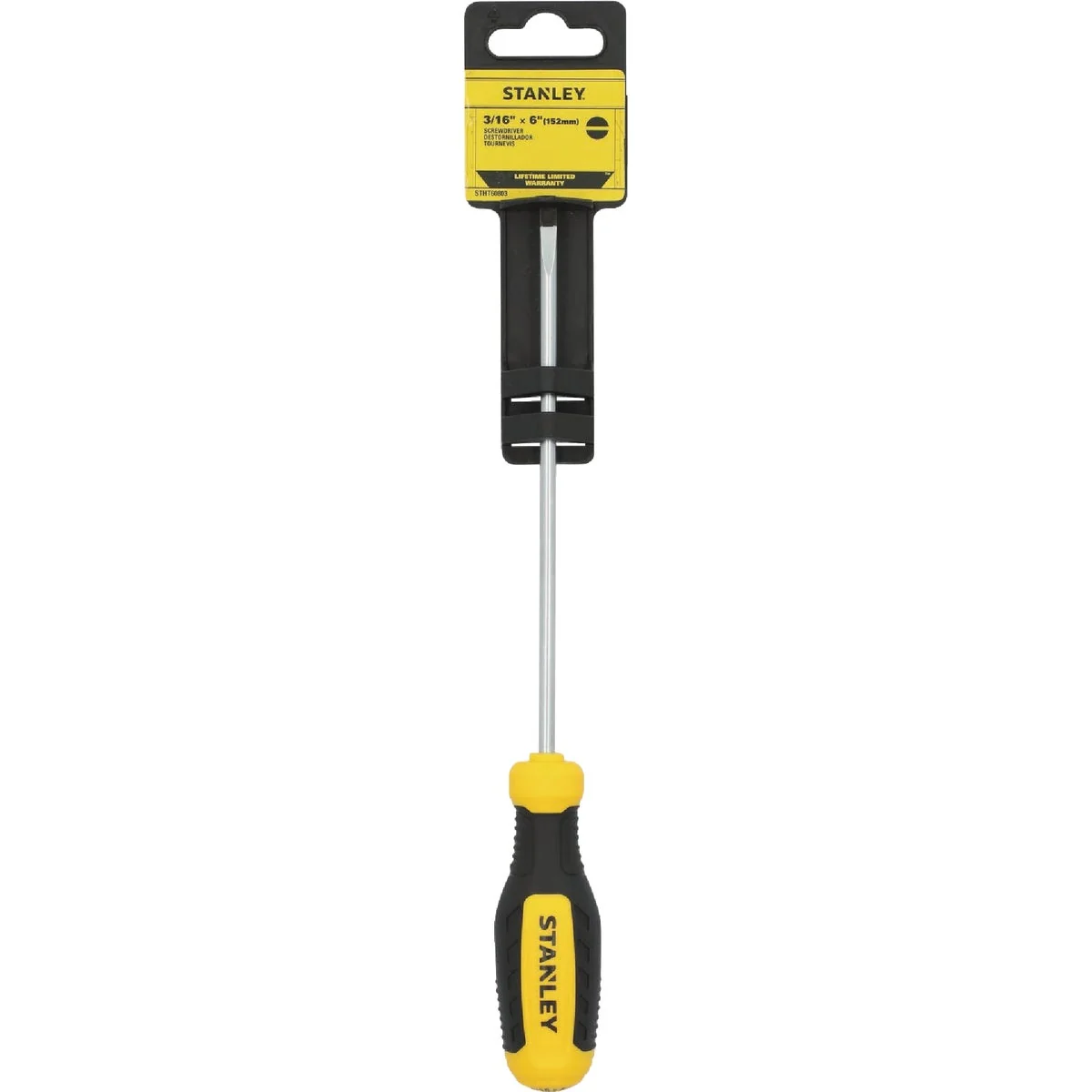 Powerful Stanley 3 16 In. x 6 In. Slotted Screwdriver First-Class