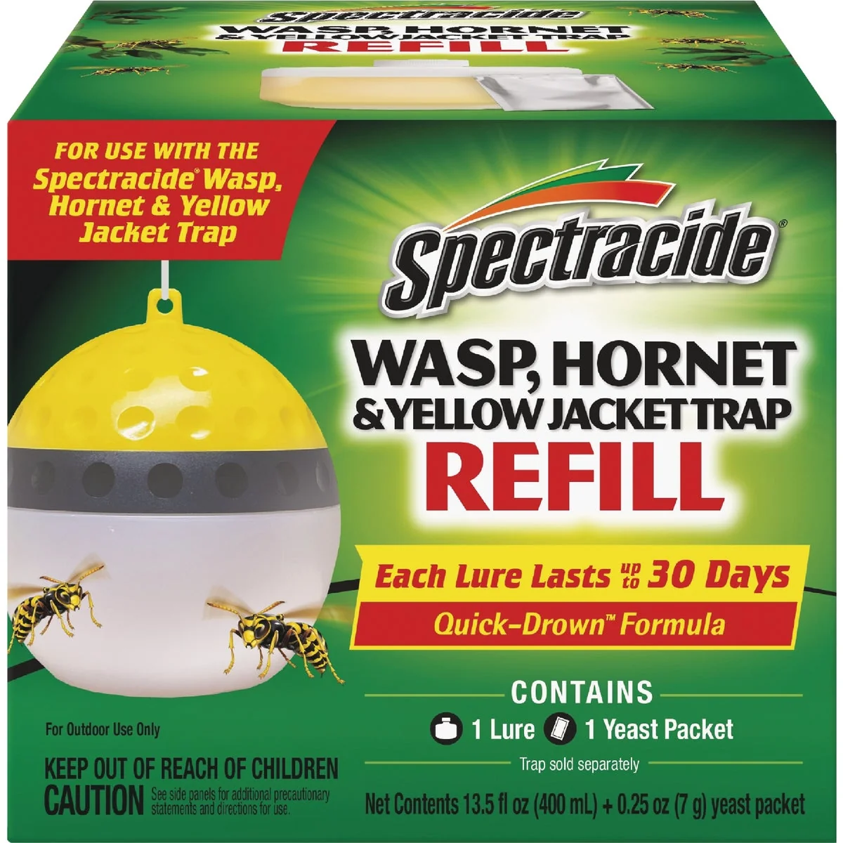 Powerful Spectracide Wasp Hornet Yellow Jacket Trap Refill Practical