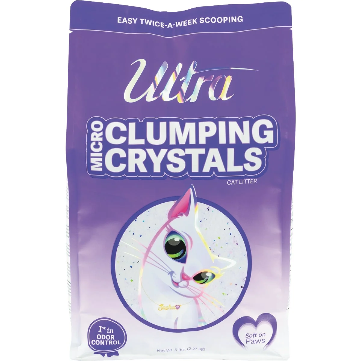 Fast Ultra Pet 5 Lb. Micro Clumping Crystals Cat Litter Durable