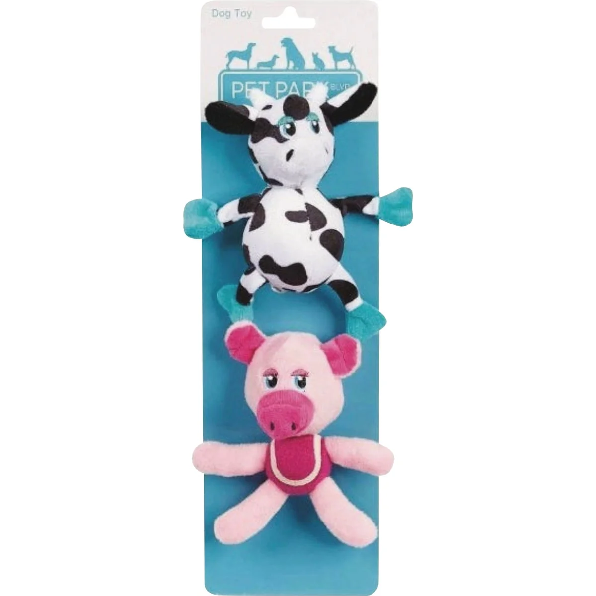 Elite Boss Pet Pet Park Blvd Tossers Cow Pig Dog Toy User-Friendly