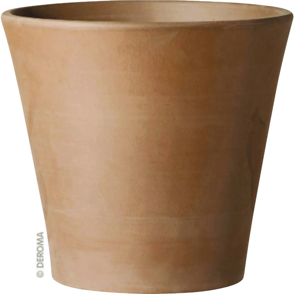 Certified Deroma 10.2 In. Grafite Clay Cone Planter World-Class