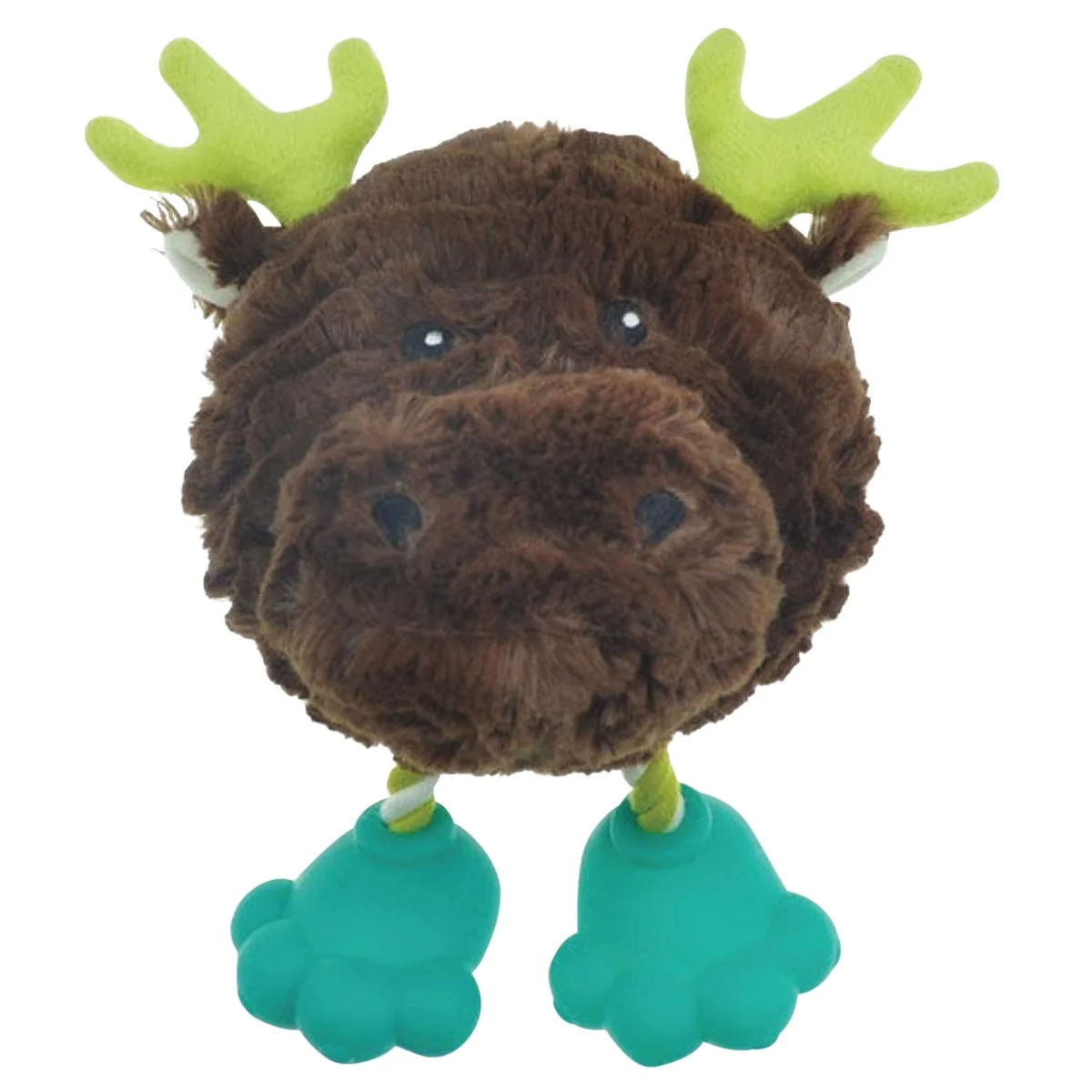 World-Class Boss Pet Pet Park Blvd Footies Moose Dog Toy Refined