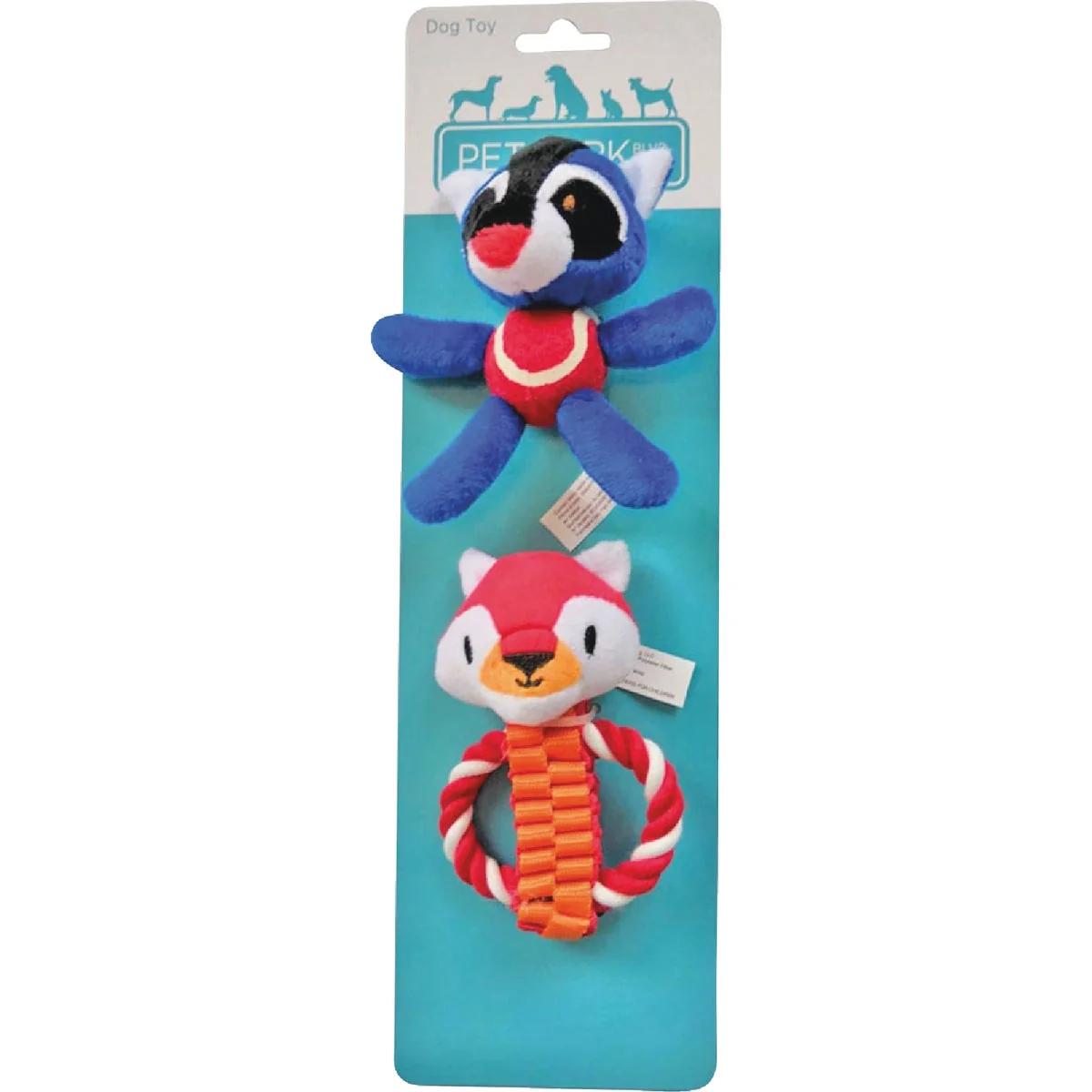 Recyclable Boss Pet Pet Park Blvd Tossers Fox Raccoon Dog Toy Flexible
