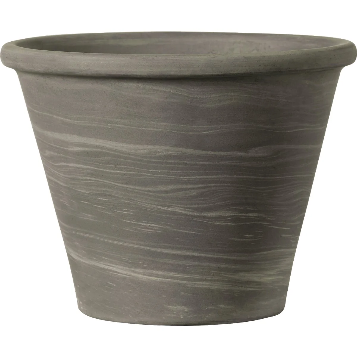 Effective Deroma 6.7 In. Grafite Clay Duo Vasum Planter World-Class