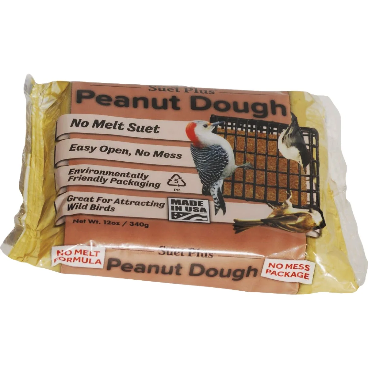 Elegant Suet Plus 12 Oz. Peanut Suet Dough Dependable