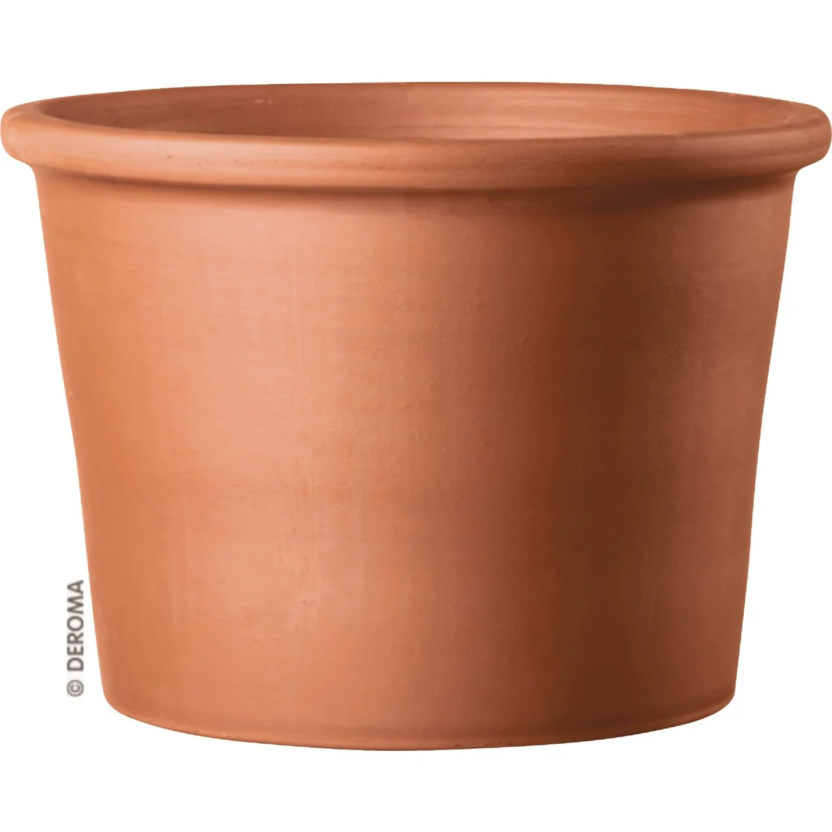 Recyclable Deroma 4.7 In. Red Terra Cotta Clay Cylinder Planter Reusable
