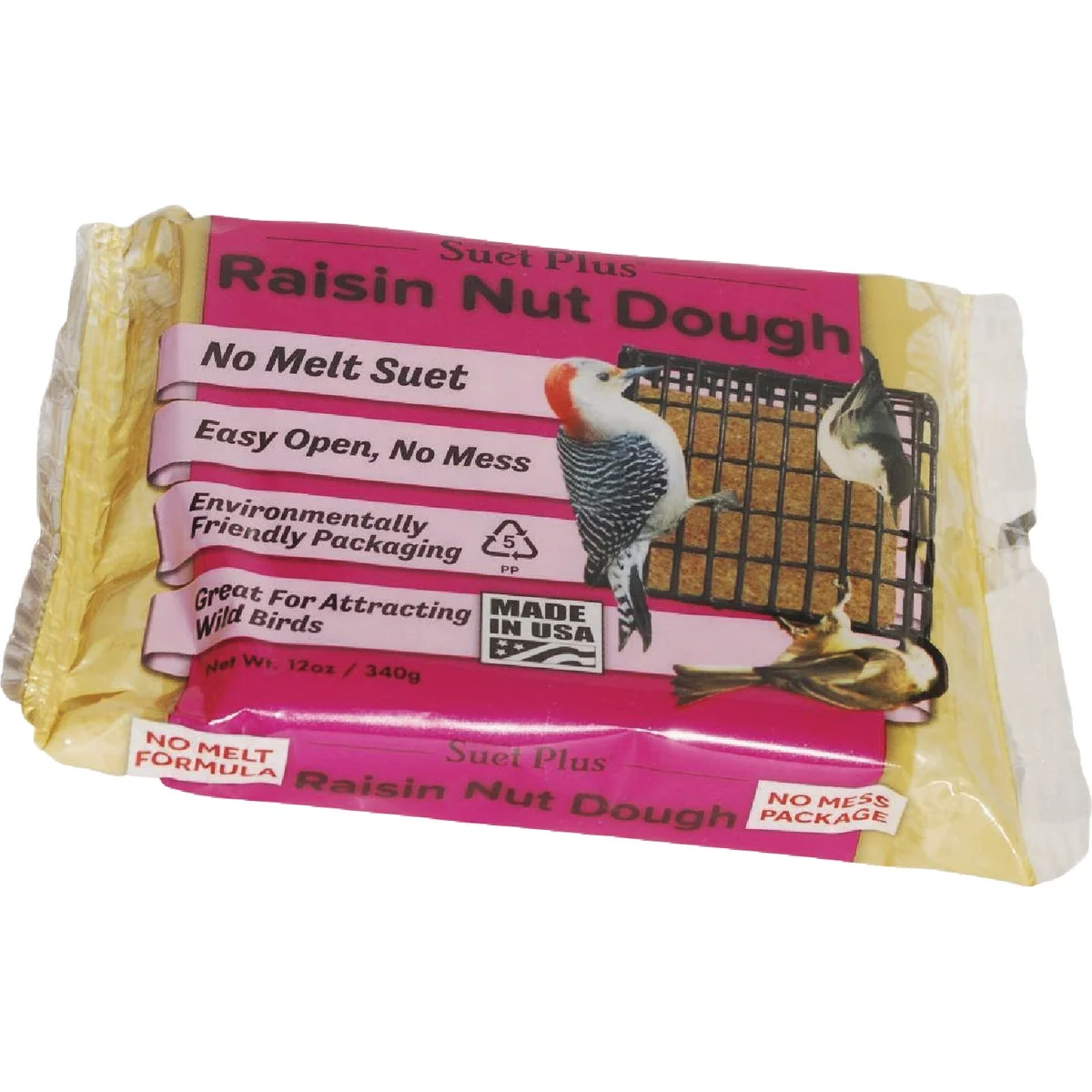 Quality Suet Plus 12 Oz. Raisin Nut Suet Dough Outstanding