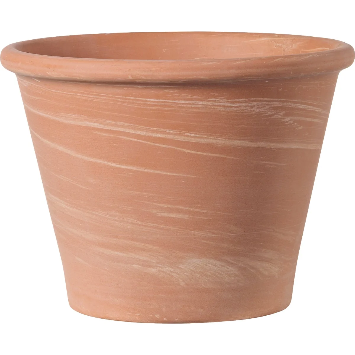 Exceptional Deroma 6.7 In White Duo Vasum Planter Casual