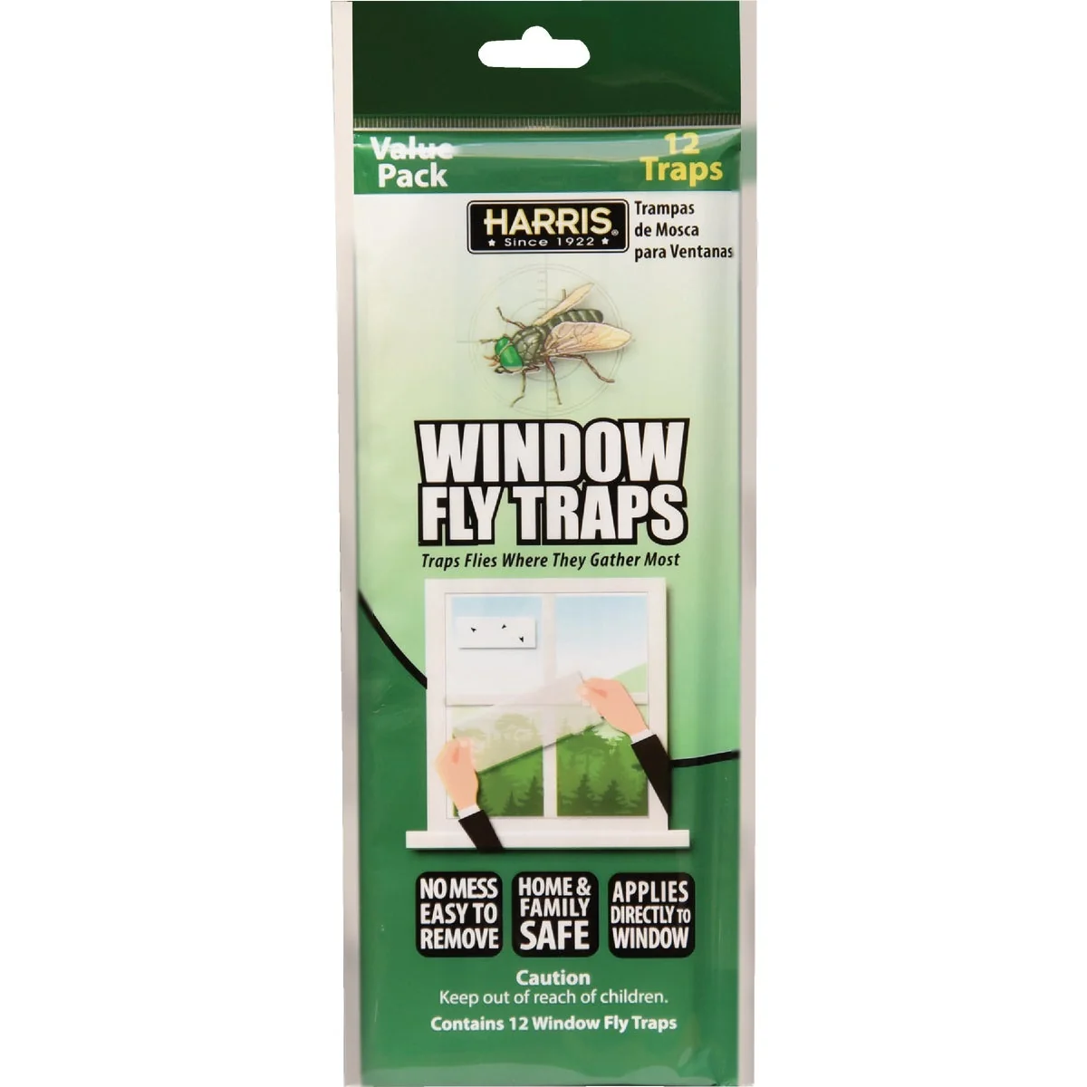 Consistent Harris Disposable Window Fly Traps 12-Pack Certified